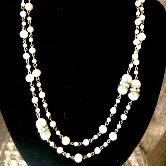 VINTAGE style necklace, very pretty! - Picture 2 of 5